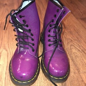 Doc Marten Purple 1460s Classic Combat Boot
